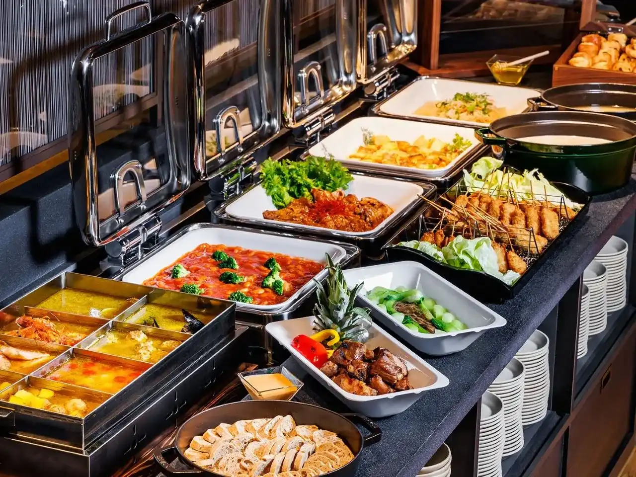 Buffet Meal Display