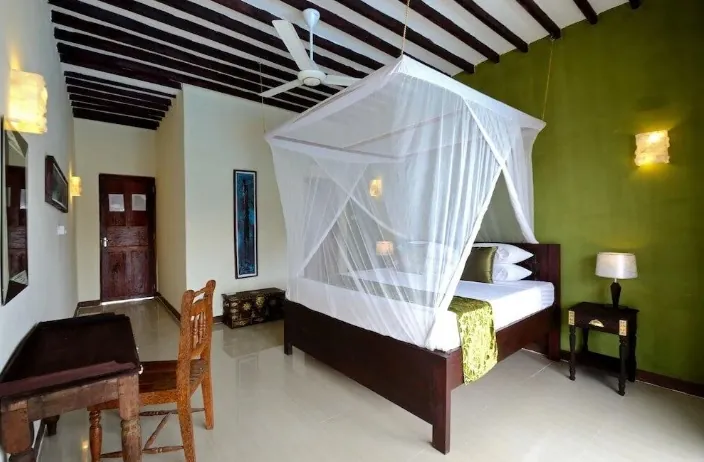 Amaan Beach Bungalows room featured in all-inclusive Zanzibar packages with flights