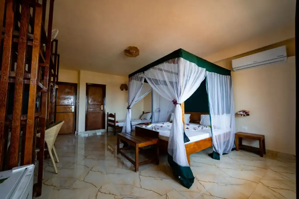 The Waves Palumbo room featured in affordable Zanzibar holiday packages
